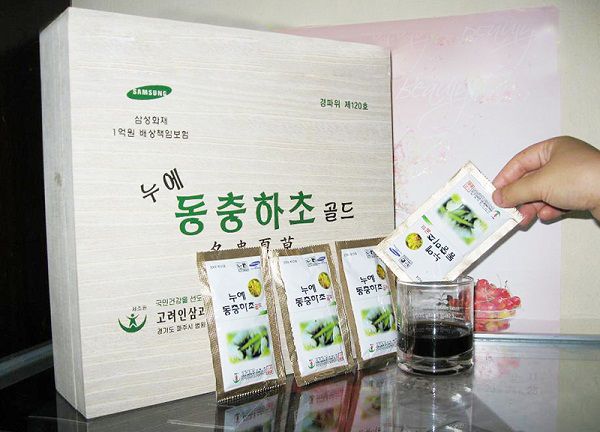 ĐÔNG TRÙNG HẠ THẢO HỘP GỖ TRẮNG – 동충하조 - HÀNG SỨC KHỎE HÀN QUỐC 한국 건강 제품